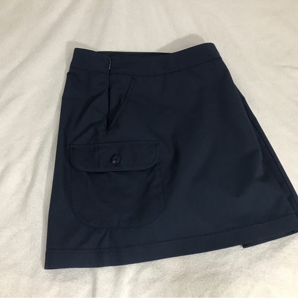 Avia Navy Golf Tennis Stretch Skort Skirt with Built in Shorts Pocket Small - Picture 2 of 5